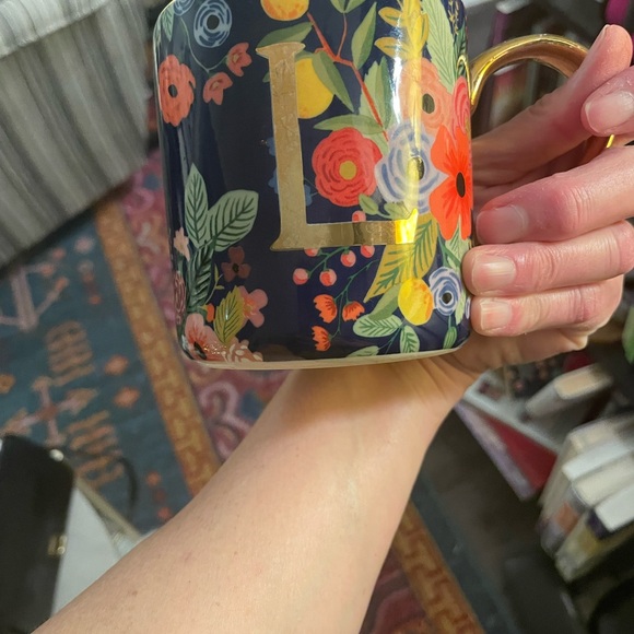 Rifle Paper Company for Anthropologie “L” mug - Picture 9 of 10